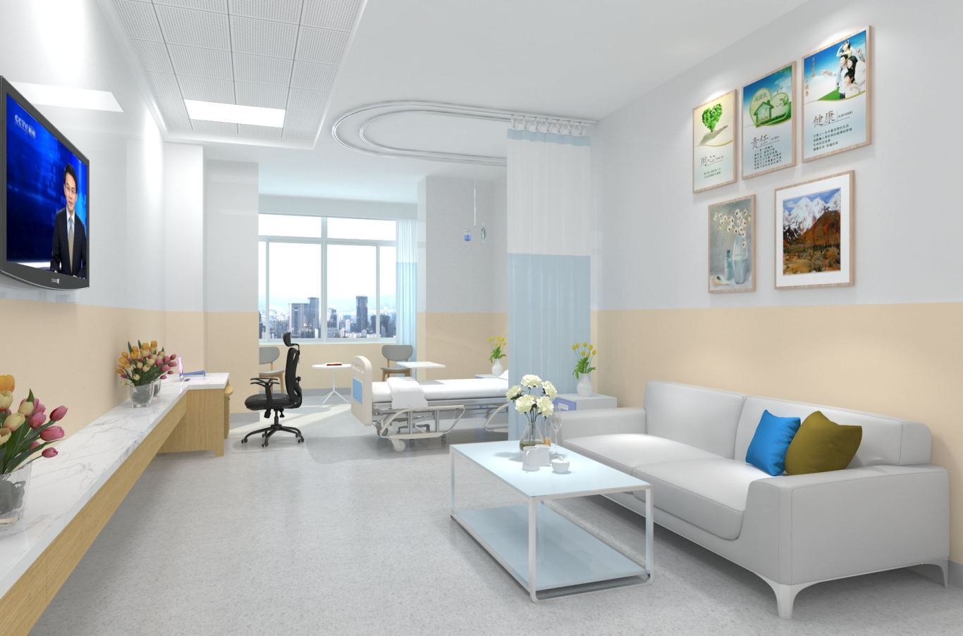 博生医疗空间“治愈系”的室内设计要素4