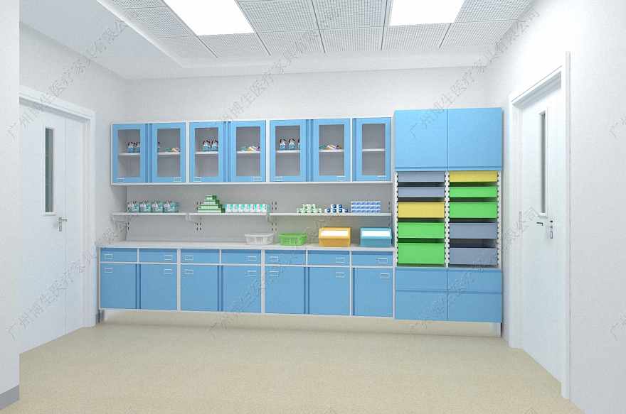 治疗室钢制家具/台面地柜墙柜3
