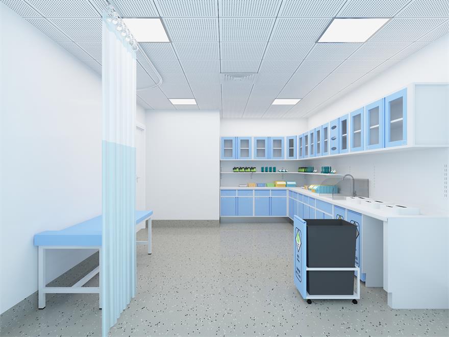 博生配药室家具：配药操作台和配液柜的配置与设计